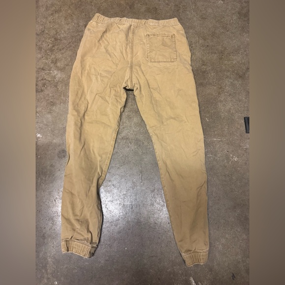 Men's Tan Jogger Pants size medium - Picture 5 of 6